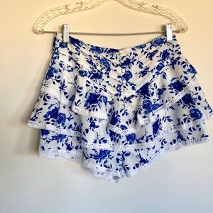 Floral Southern Style Skorts